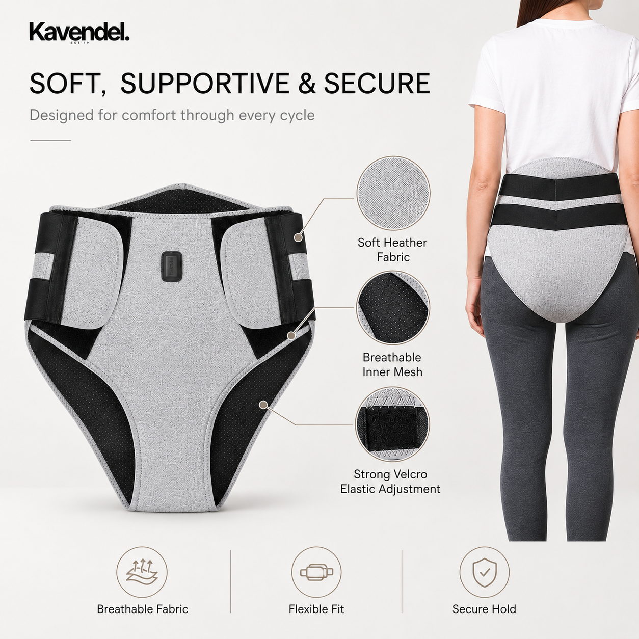 Kavendel LunaWarm™ Period Relief Belt