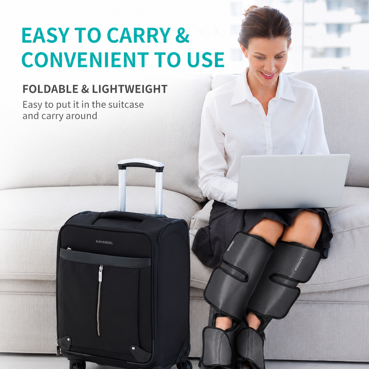 Kavendel LegCloud™ Full-Leg Air Compression Massager