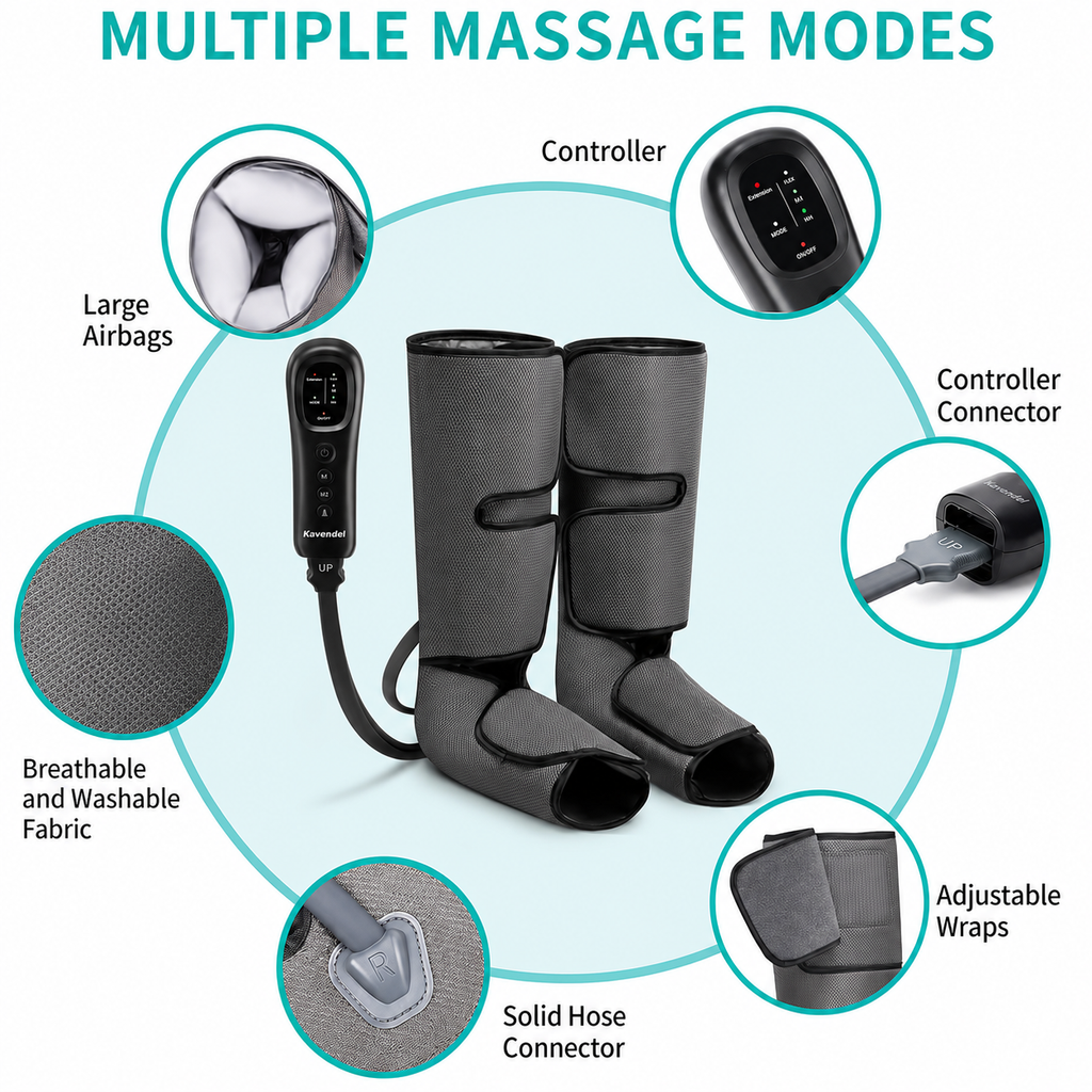 Kavendel LegCloud™ Full-Leg Air Compression Massager
