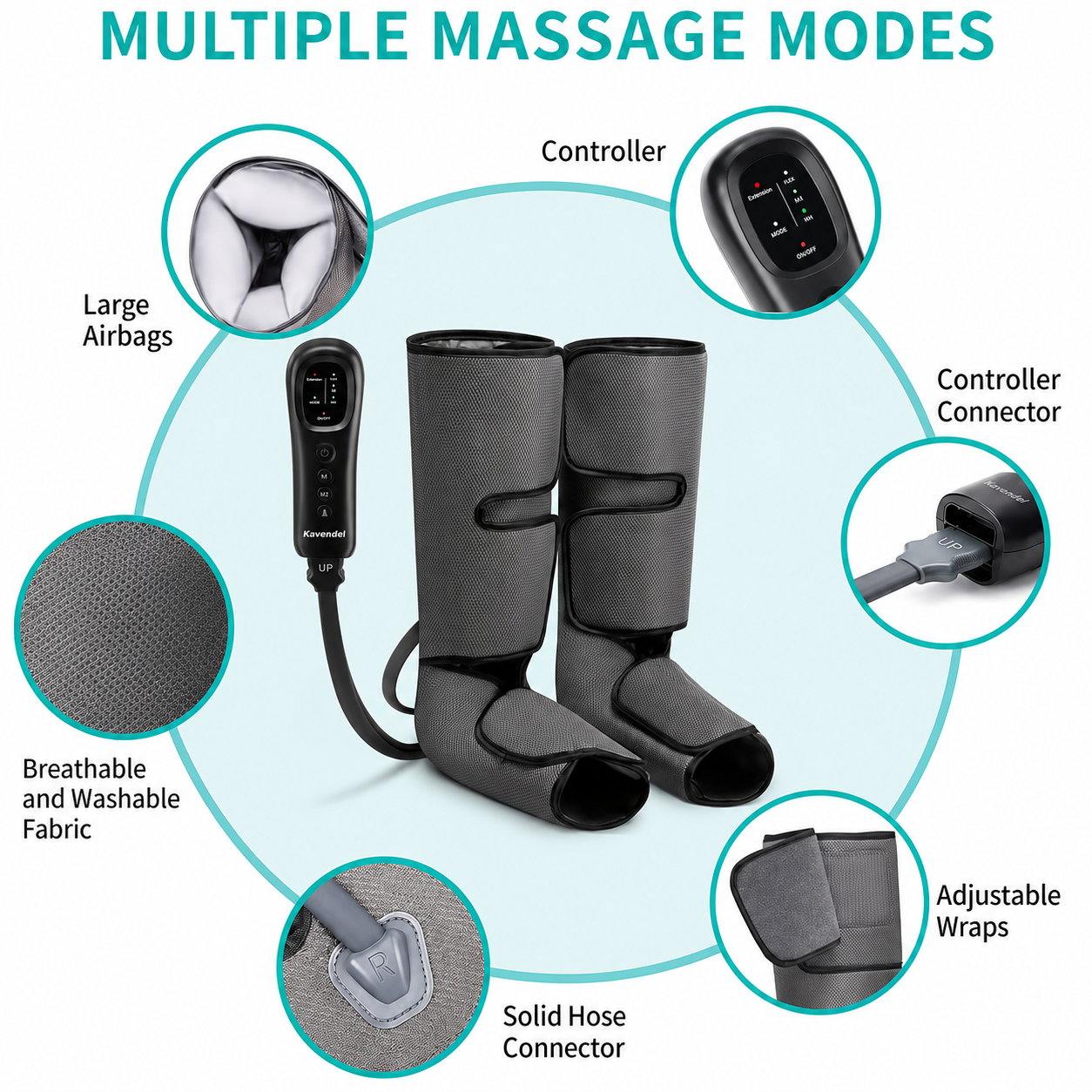 Kavendel LegCloud™ Full-Leg Air Compression Massager