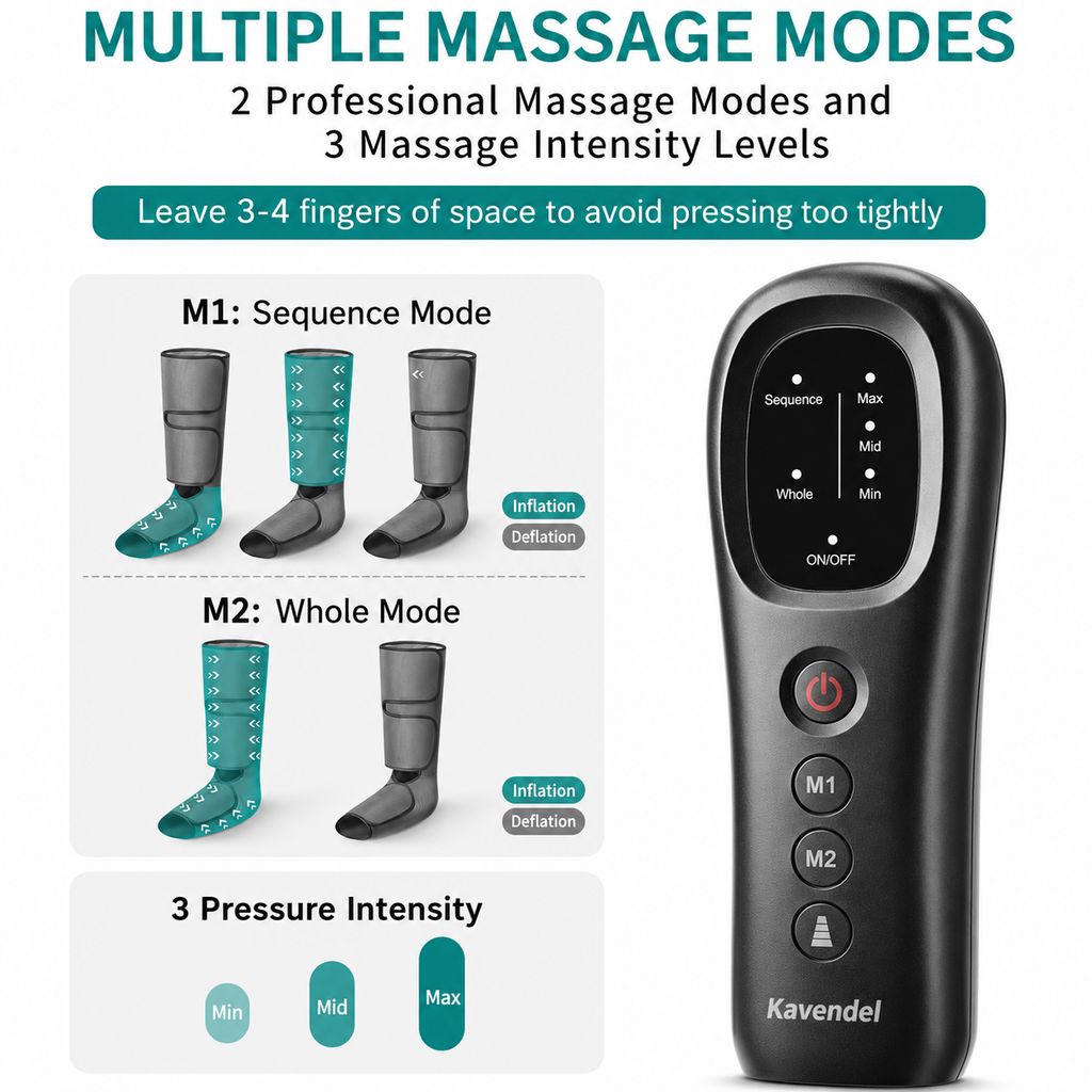 Kavendel LegCloud™ Full-Leg Air Compression Massager