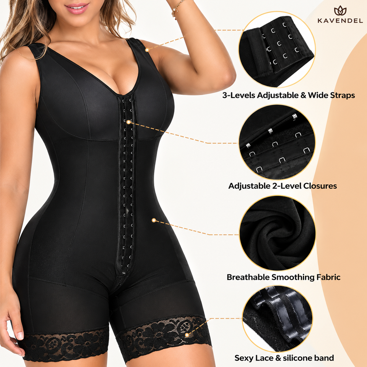 Kavendel CurveEase™ Full-Body Sculpting Shapewear