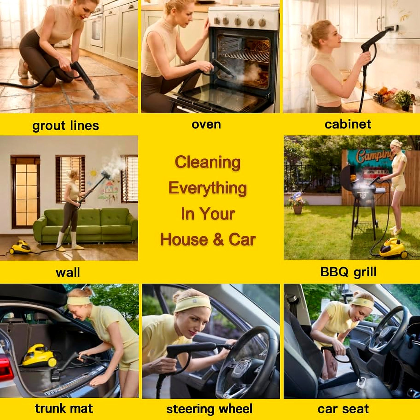 Kavendel SteamEase™ Multipurpose Steam Cleaner